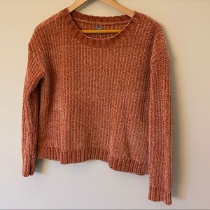 Aerie Chenille Side Split Sweater